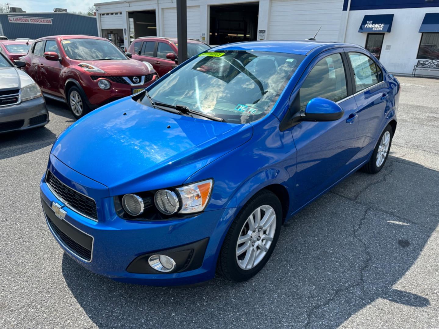 2016 BLUE Chevrolet Sonic LT Auto Sedan (1G1JC5SG6G4) with an 1.8L L4 DOHC 24V engine, 6A transmission, located at 1254 Manheim Pike, Lancaster, PA, 17601, (717) 393-9133, 40.062870, -76.323273 - Photo#0